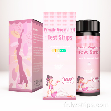 Kits d&#39;auto-test Amazon pour femmes Bandelettes de test de pH vaginal